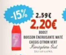 Naturalia BOOST BOISSON ÉNERGISANTE MATÉ offre