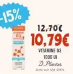 Naturalia D_Plantes Vitamine D3 offre