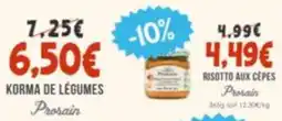 Naturalia Prosain Korma de légumes offre