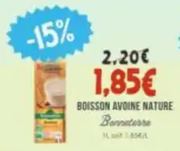 Naturalia Bonneterre Boisson avoine nature offre