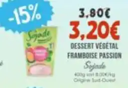 Naturalia Sojade Dessert végétal offre