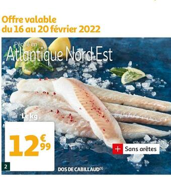 Auchan Dos de cabillaud offre