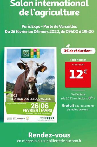 Auchan Salon international de l’agriculture offre