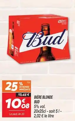 Netto BUD Bière blonde offre
