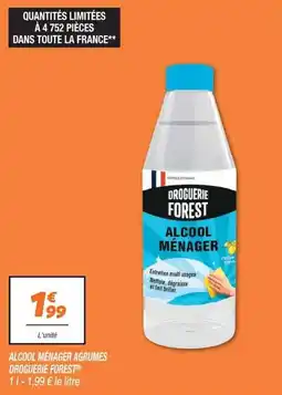 Netto DROGUERIE FOREST ALCOOL MÉNAGER offre