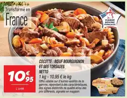 Netto Netto Cocotte Bœuf Bourguignon offre