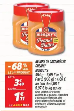 Netto menguy's Peanut Butter offre