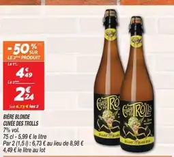 Netto Cuvée des Trolls Bière Blonde offre