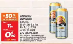 Netto Rince Cochon Bière blonde offre