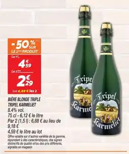 Netto Tripel Karmeliet offre