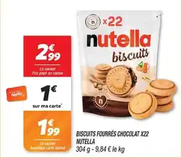 Netto Nutella biscuits offre