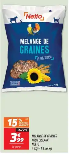Netto Netto Mélange de graines offre