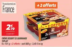 Netto Yoplait Crème dessert Île Gourmande offre