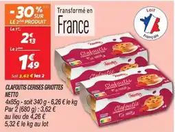 Netto Netto Clafoutis Cerises Griottes offre
