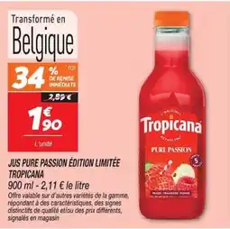 Netto Tropicana Jus Pure Passion offre