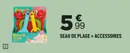 Centrakor Seau de plage + accessoires offre