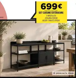 Centrakor Set cuisine exterieure offre