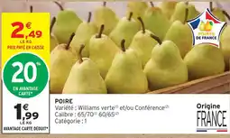 Intermarché Poire offre