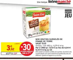 Intermarché Saint eloi mini gratins surgelés de pomme de terre offre
