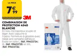 Tout faire matériaux 3m combinaison de protection 4540 blanche offre