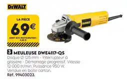 Tout faire matériaux Dewalt meuleuse dwe4117-qs offre