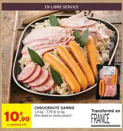 Intermarché Choucroute garnie offre