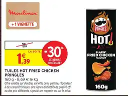 Intermarché Pringles tuiles hot fried chicken offre