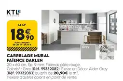 Tout faire matériaux Ktl carrelage mural faïence darlen offre