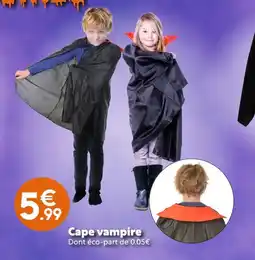 Maxi Bazar Cape vampire offre