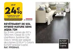 Tout faire matériaux Egger revêtement de sol hybrid nature sens aqua 72h offre