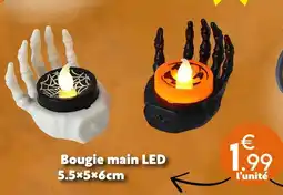 Maxi Bazar Bougie main led offre