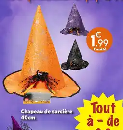 Maxi Bazar Chapeau de sorcière 40cm offre