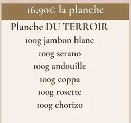 Intermarché Planche du terroir offre