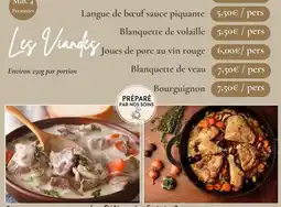 Intermarché Languete de beuf sauce piquante offre