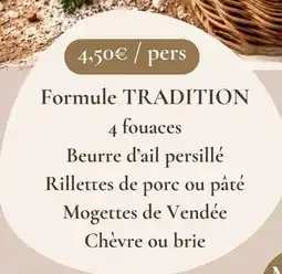 Intermarché Formule tradition 4 foucas beurre d'ail persille offre