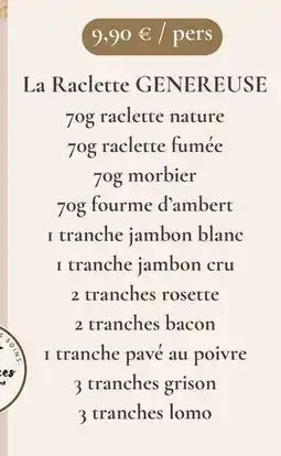 Intermarché La raclette offre