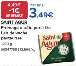 Costco SAINT AGUR Fromage à pâte persillée offre