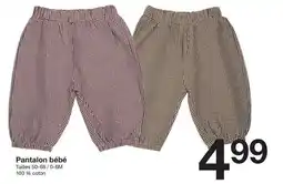 Zeeman Pantalon bébé offre