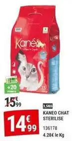 Gamm vert Kaneo chat sterilise offre
