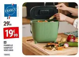 Gamm vert Tcl - poubelle compost vert/gris offre