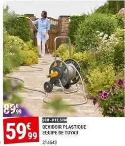 Gamm vert Devidoir plastique equipe de tuyau offre