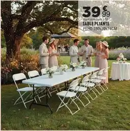 Centrakor Table pliante offre