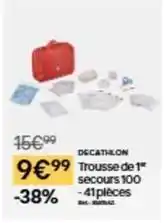 Decathlon Decathlon - trousse de 1er secours 100 offre