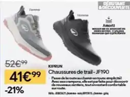 Decathlon Chaussures de trail jf190 offre