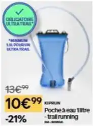 Decathlon Poche a eau iltre offre