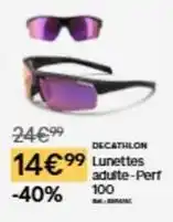 Decathlon Decathlon - lunettes adulte-perf offre