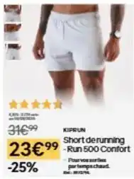 Decathlon Short de running offre