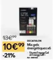 Decathlon Decathlon - mix gels énergétiques x6 offre
