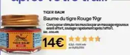 Decathlon Tiger balm - baume du tigre rouge 19gr offre
