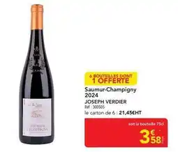 METRO Joseph verdier - saumur-champigny 2024 verdier offre
